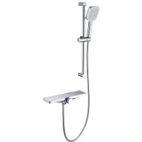 Термостат для ванны Wonzon & Woghand Onix WW-B2551-A-CR с душевым гарнитуром, хром