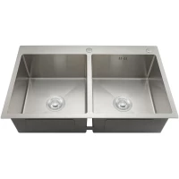 Кухонная мойка Gappo GS8350 83x50 см, сатин