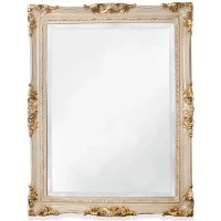 Зеркало 72x92 см слоновая кость/золото Tiffany World TW00262avorio/oro