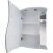 Зеркальный шкаф Misty Лиана Э-Лиа02065-01СвЛ 65x72 см L, с подсветкой, выключателем, белый глянец - 3