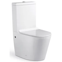 Унитаз-компакт Timo Inari TK-501 безободковый, с сиденьем микролифт, белый