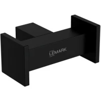 Крючок Lemark Valday LMA-8111S1-BL двойной, для ванны, черный матовый