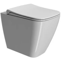 Приставной безободковый унитаз GSI Nubes 961011