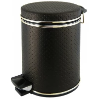 Мусорное ведро 3л, коричневый золото точки Camelos 03PCG-9