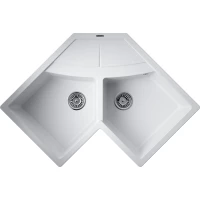 Кухонная мойка Omoikiri Tetogranit Sumi 83C-WH 4997174 83x83 см, белый