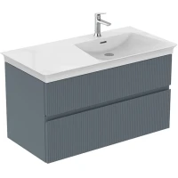 Тумба под раковину Ideal Standard Finesse E3446UQ 100 см R, подвесная, пепельно-голубой матовый