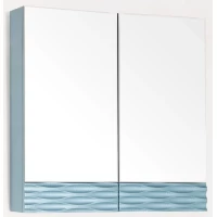 Зеркальный шкаф 70x70 см аквамарин Style Line Ассоль ЛС-00000320