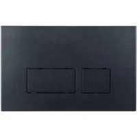 Кнопка смыва Boheme 664-B для инсталляции, черный матовый