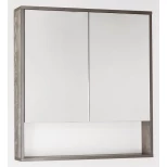 Изображение товара зеркальный шкаф 75x80 см бетон глянец style line экзотик лс-00000398