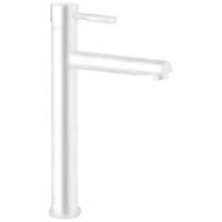 Смеситель для раковины Webert Rimini RI830402740 с донным клапаном, белый матовый