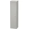 Пенал подвесной бетонно-серый матовый L Duravit Brioso BR1330L1007 - 1