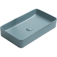 Раковина-чаша CeramaLux 78189MLG-6 60,5x35 см, накладная, бирюзовый матовый