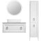 Комплект мебели белый матовый 100 см ASB-Woodline Рома - 3