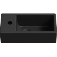 Раковина Lavinia Boho Bathroom Sink 33311026 40x20 см R, рукомойник, черный матовый
