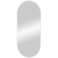 Зеркало Art&Max Bari AM-Bar-700-1500-DS-F-White 70x150 см, с LED-подсветкой, сенсорным выключателем, диммером, белый матовый