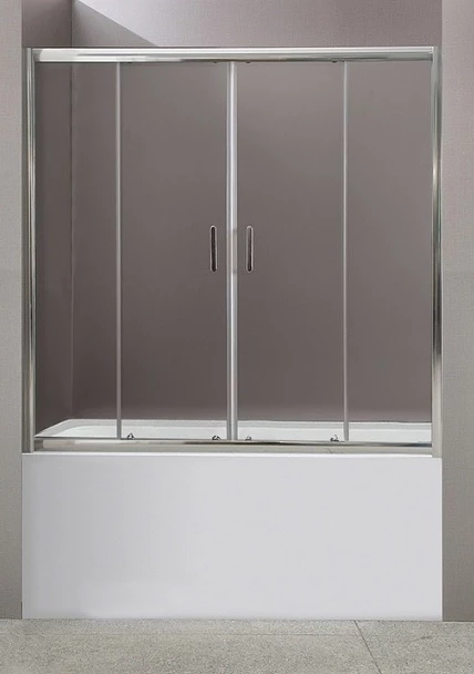 Шторка для ванны BelBagno Uno 170 см прозрачное стекло UNO-VF-2-170/145-C-Cr шторка для ванны radaway idea pn dwd 170 10004170 01 01 прозрачное