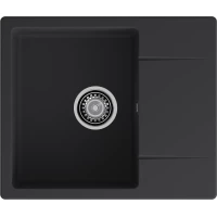 Кухонная мойка GranFest Urban 258L 58x49 см, черный