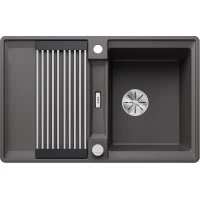Кухонная мойка Blanco Adira 45S-F InFino 527595 77x49 см, темная скала