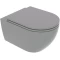 Унитаз подвесной GSG Like LKWCSO020 безободковый, цемент матовый - 1