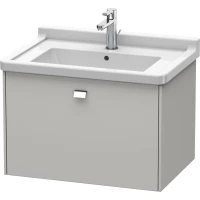 Тумба бетонно-серый матовый 67 см Duravit Brioso BR404101007