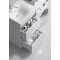 Комплект мебели белый глянец 115 см Aqwella Forma FOR01052 + FOR.11.04.D-L + SM0210 - 3