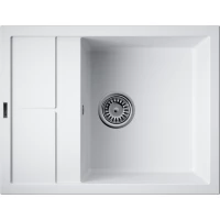 Кухонная мойка Omoikiri Tetogranit Sumi 65-WH 4993673 65x50 см, белый