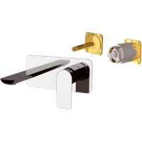 Смеситель для раковины Remer Infinity I15LKB встраиваемый, без донного клапана, хром