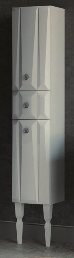 Пенал напольный белый глянец L Aima Design Brilliant У51082 Y51082 - фото 1