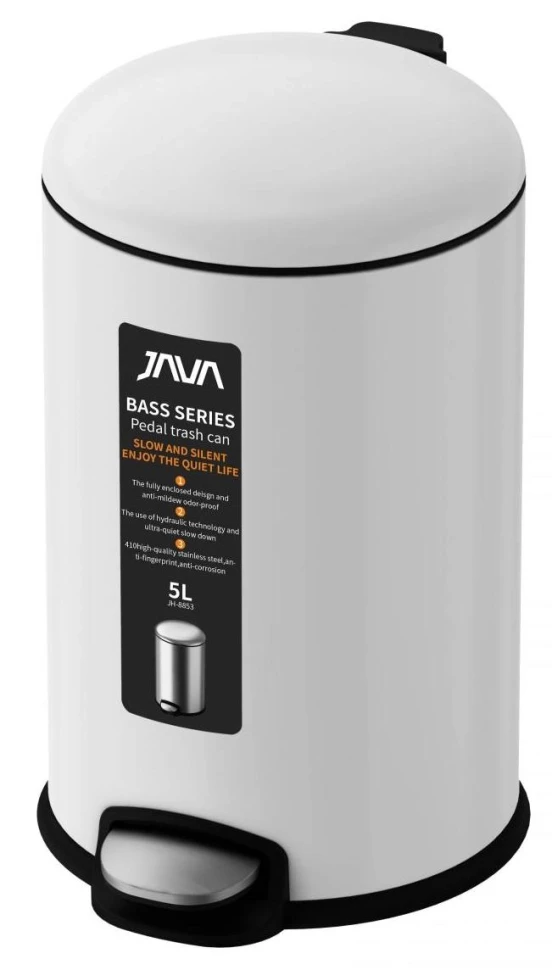 

Мусорное ведро 5л Java S-885-5W