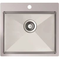 Кухонная мойка PEZARO PZS.550.505.INOX 55x50,5 см, нержавеющая сталь