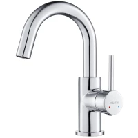 Смеситель для раковины Aquatek Европа AQ1307CR без донного клапана, хром