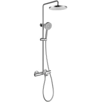 Душевая система Aquatek AQ2043CR 260 мм, с термостатом, хром