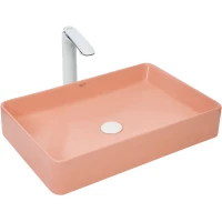 Раковина-чаша WeltWasser Elbach 2174 MP 10000004510 60x40,5 см, накладная, розовый матовый