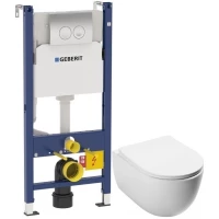 Комплект подвесной унитаз MEER MR-2108 + система инсталляции Geberit 458.124.21.1