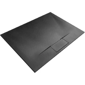 Изображение товара душевой поддон rea bazalt long rea-k3325 120x90 см, из стеклопластика, прямоугольный, черный