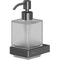 Дозатор для жидкого мыла Whitecross Cubo CU2440GM 150 мл, настенный, оружейная сталь