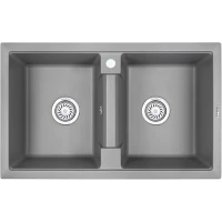 Кухонная мойка Granula 8101, алюминиум