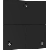 Переключатель на 3 положения Hansgrohe ShowerSelect Comfort E 15573670 черный матовый