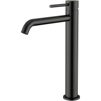 Смеситель для раковины Knotlor Eclipse SS-21/GM вороненая сталь