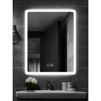 Зеркало Ceruttispa Мадера CT9732 60x80 см, с LED-подсветкой, сенсорным выключателем, диммером, антизапотеванием