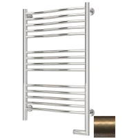 Полотенцесушитель электрический 800x500 состаренная бронза МЭМ правый Сунержа Флюид 2.0 05-5221-8050