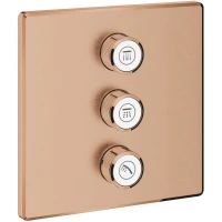 Комплект верхней монтажной части для вентиля на 3 выхода Grohe Grohtherm SmartControl 29127DL0