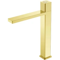 Смеситель для раковины Boheme Quad 159/2-G золотой