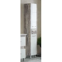 Пенал Corozo Верона SD-00000369 напольный R, белый глянец/антик