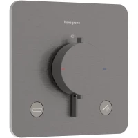 Термостат для ванны Hansgrohe Ecostat Comfort Q 33717340 встраиваемый, черный хром матовый