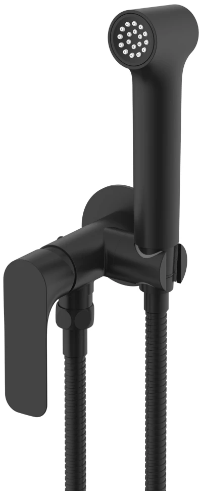Гигиенический душ Raglo R03.52.06 со смесителем, черный матовый гигиенический душ со смесителем teka
