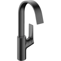 Смеситель для раковины Hansgrohe Vivenis 75032340 без донного клапана, черный хром матовый