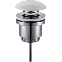 Донный клапан для раковины Raglo R600.01.38 универсальный, белый