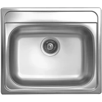 Кухонная мойка полированная сталь Ukinox Гранд GRP570.490 -GT8K 0C