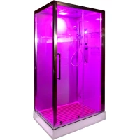 Душевая кабина 120x90x220 см Deto Z120KERAVASTEAM прозрачное